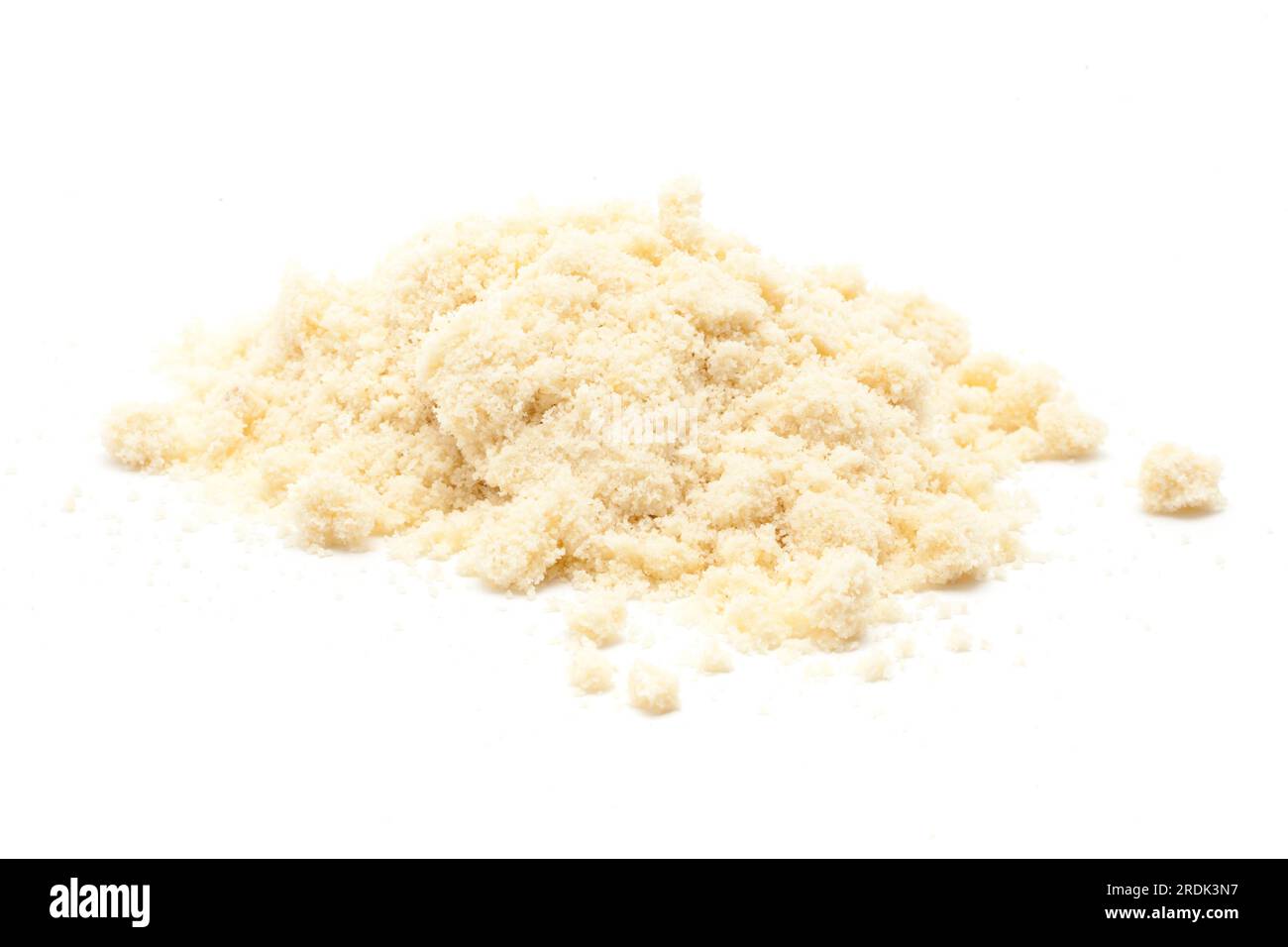 Pile of Ground almonds Stock Photo