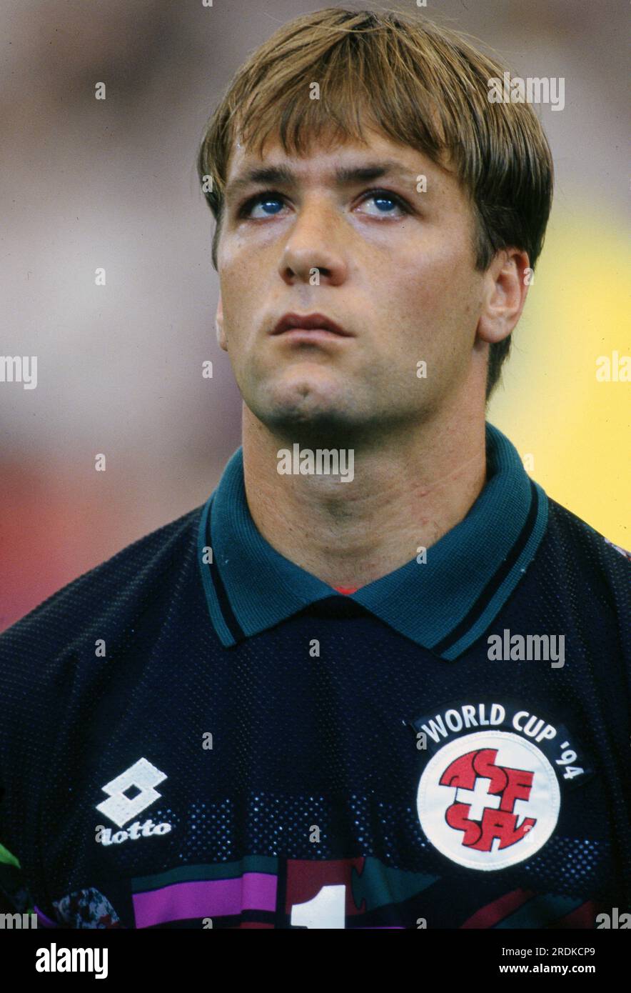 Dallas, Vereinigte Staaten. 22nd July, 2023. firo, 06/18/1994 archive picture, archive photo, archive, archive photos football, soccer, WORLD CUP 1994 USA, 94 group phase, group A USA - Switzerland 1:1 Marco Pascolo, half figure, portrait Credit: dpa/Alamy Live News Stock Photo
