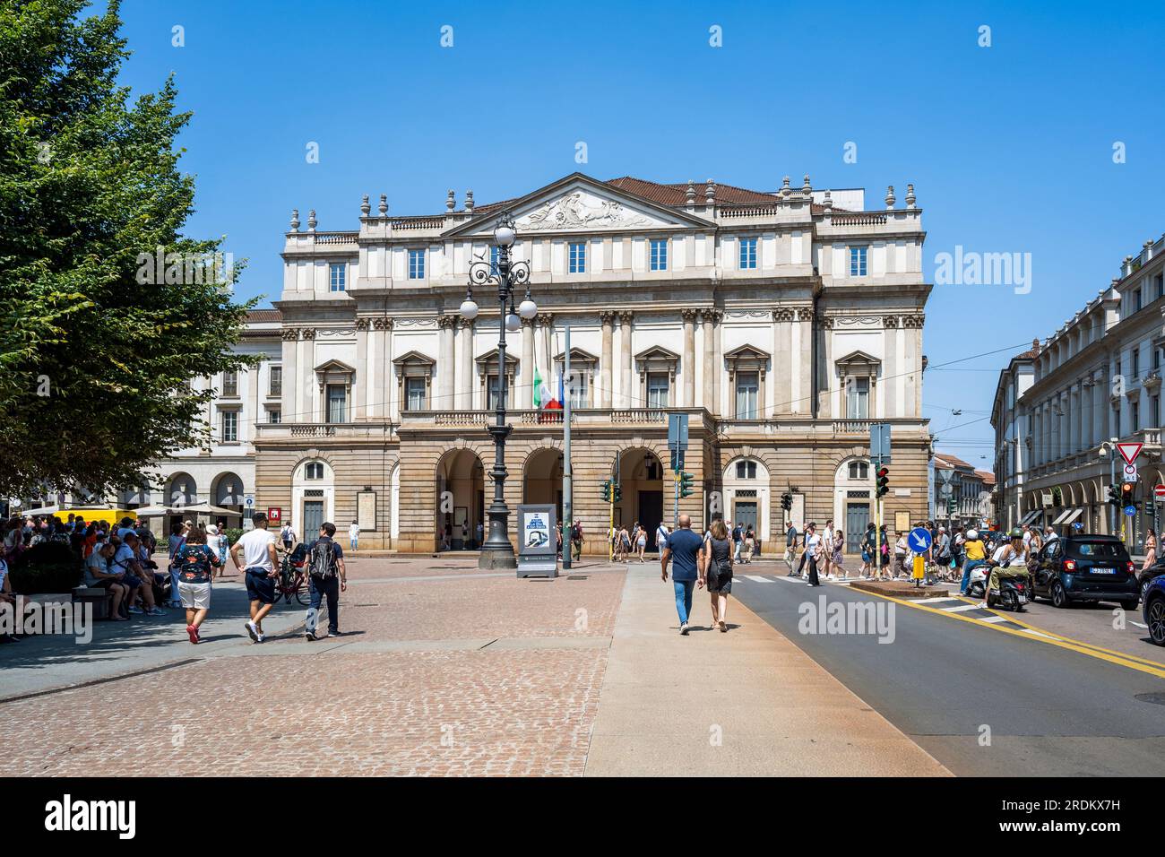 Teatro alla Scala opera house, Milan, Lombardy, Italy Stock Photo