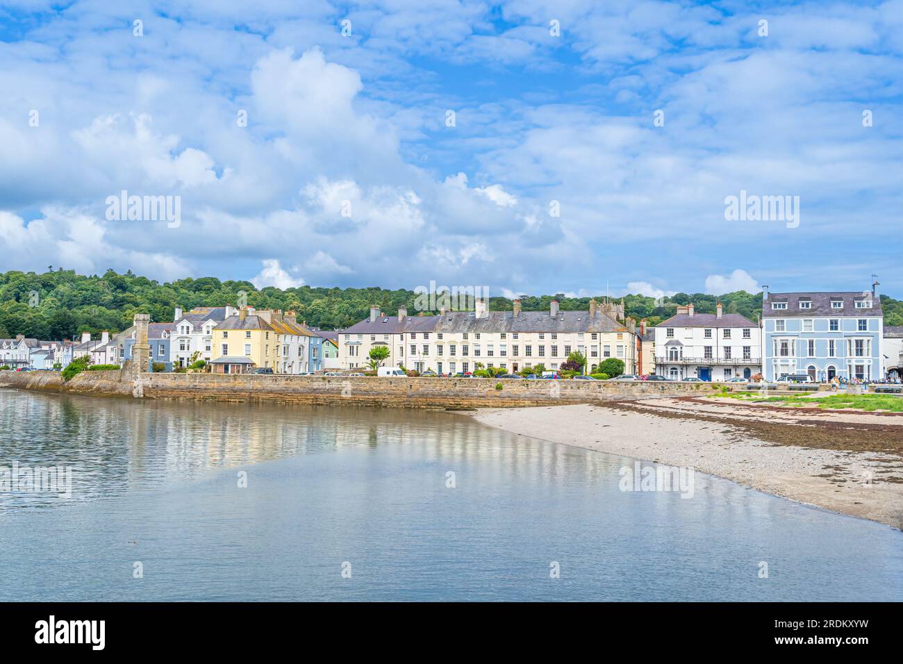 Beaumaris on the Isle of Anglesey in North Wales Stock Photo