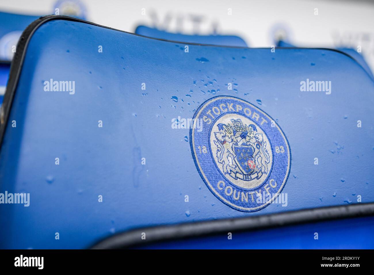 General view of Edgeley Park ahead of the Preseason friendly match