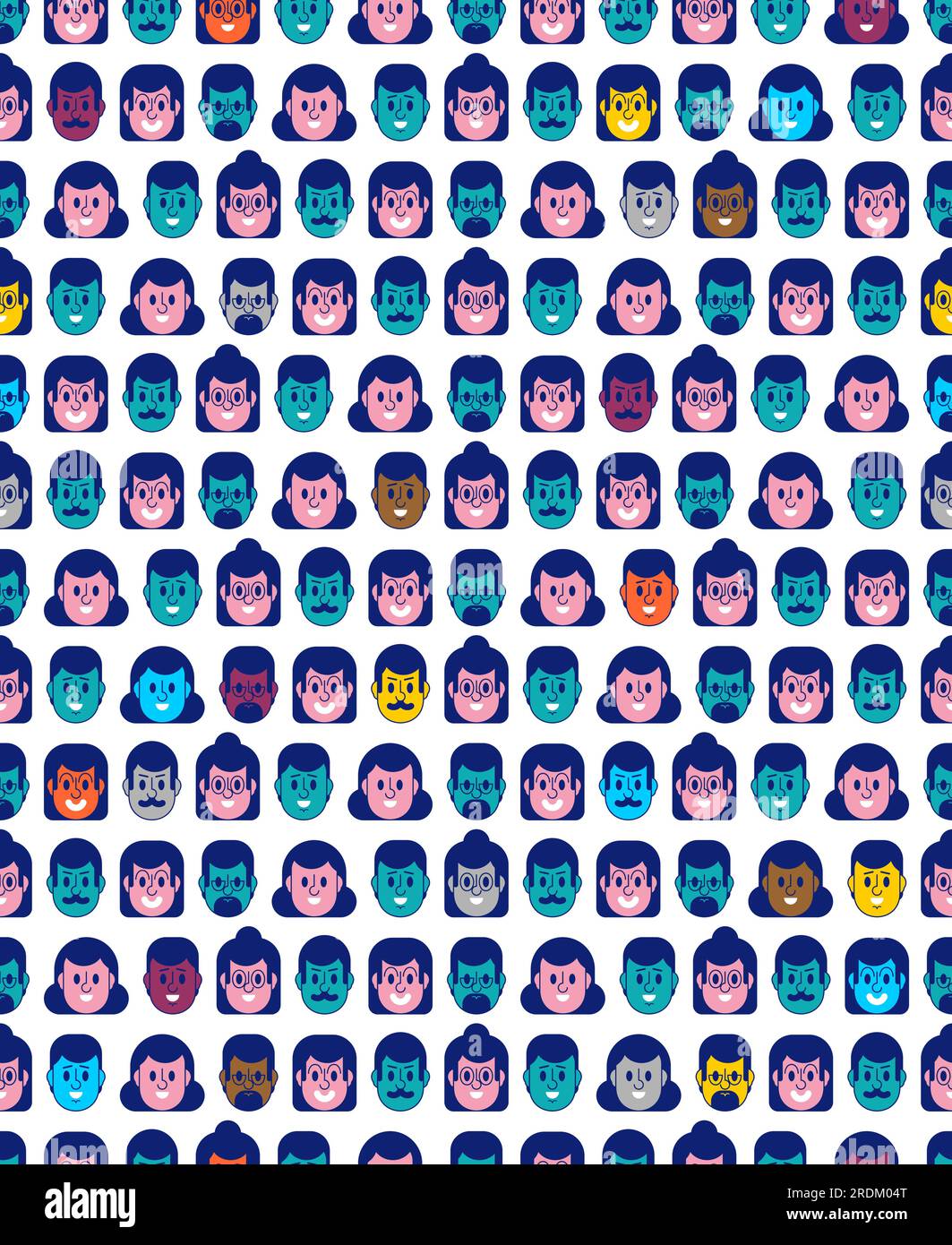 Woman faces Stock Vector Images - Alamy