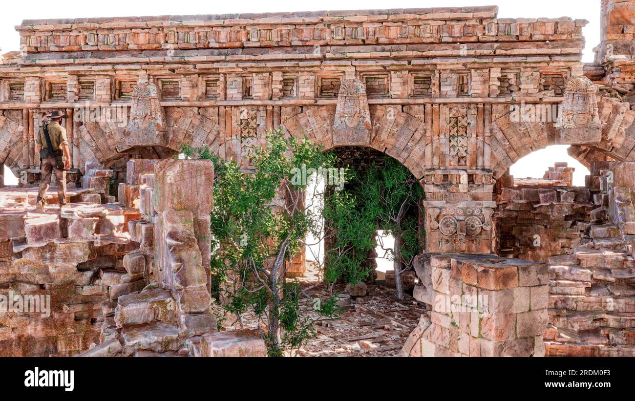 Explorer and archaeologist, worlds disappeared. Ancient civilizations