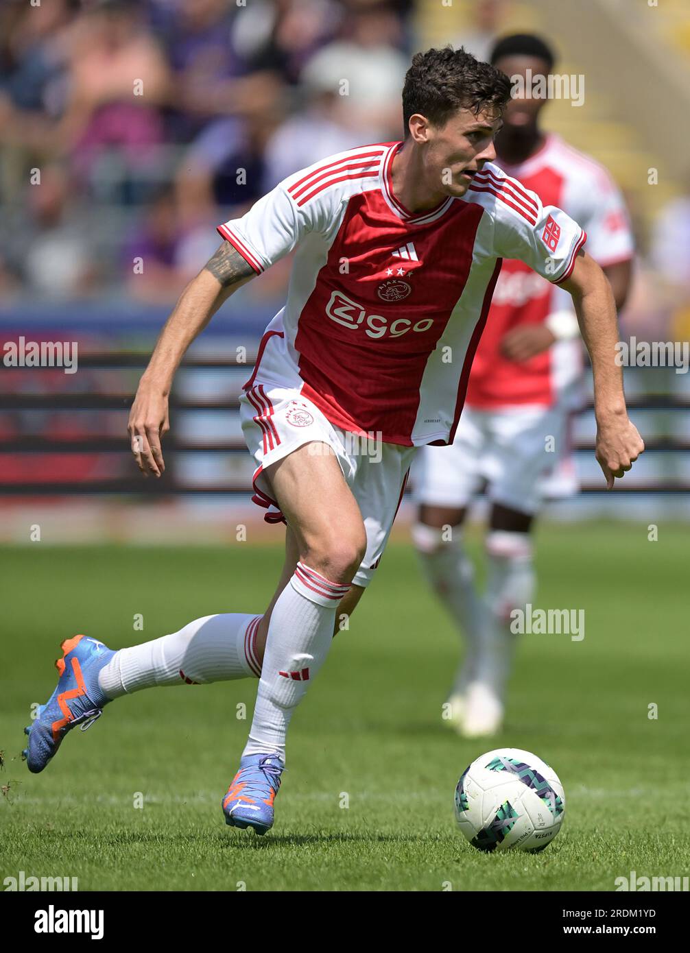 22-07-2023: Sport: Anderlecht v Ajax ANDERLECHT, BELGIUM - JULY 22: players  of RSC Anderlecht celebrate the own goal from Olivier Aertssen (AFC AJAX  Stock Photo - Alamy