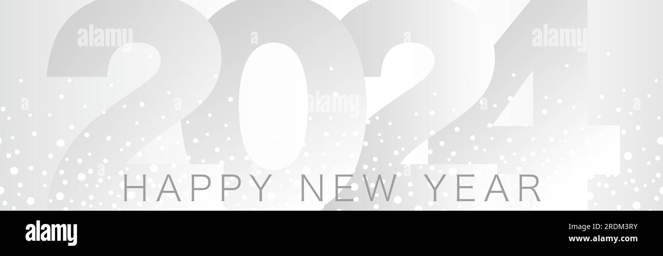 The Year 2024 Vector Title Illustration With Snowflakes And New Year