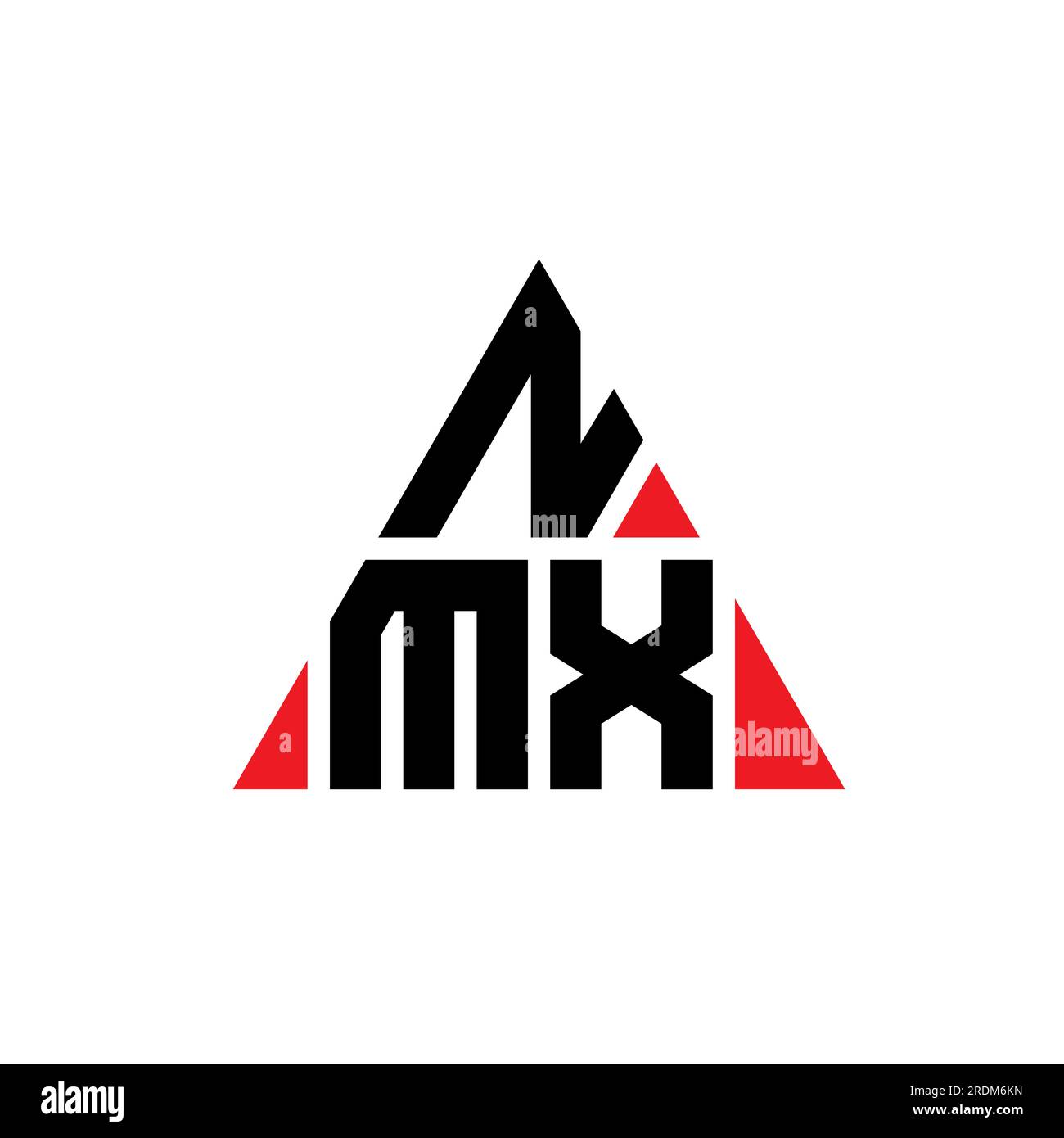 Nmx Triangle Letter Logo Design With Triangle Shape Nmx Triangle Logo Design Monogram Nmx 