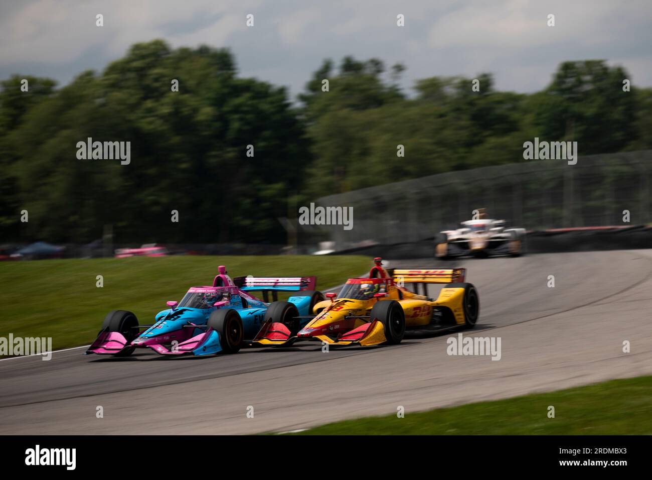 July 2, 2023, Lexington, OH, United States of America: Jul 02, 2023-Lexington, OH: DEVLIN DeFRANCESCO (29) of Toronto, Canada drives on track during the Honda Indy 200 at Mid-Ohio at Mid-Ohio Sports Car Course in Lexington OH. (Credit Image: © Walter G. Arce Sr./ZUMA Press Wire) EDITORIAL USAGE ONLY! Not for Commercial USAGE! Stock Photo