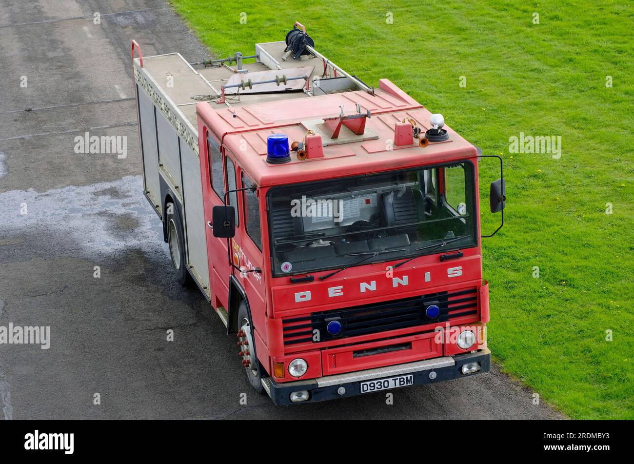 Dennis, Sabre, Fire Engine, 0930TBM, Bruntingthorpe, Stock Photo