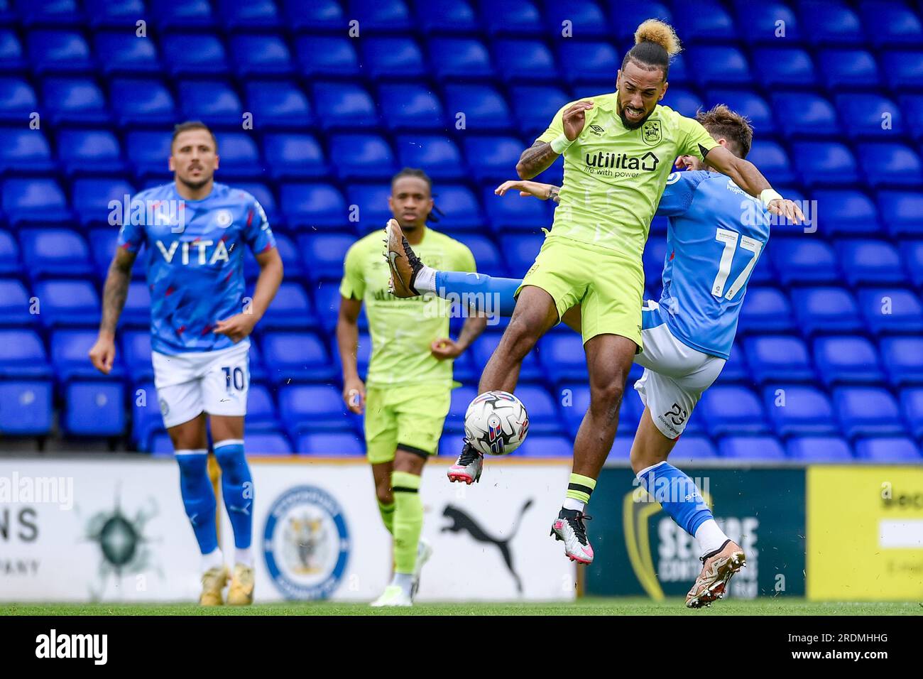 Sorba Thomas 14 of Huddersfield Town in action during the Preseason