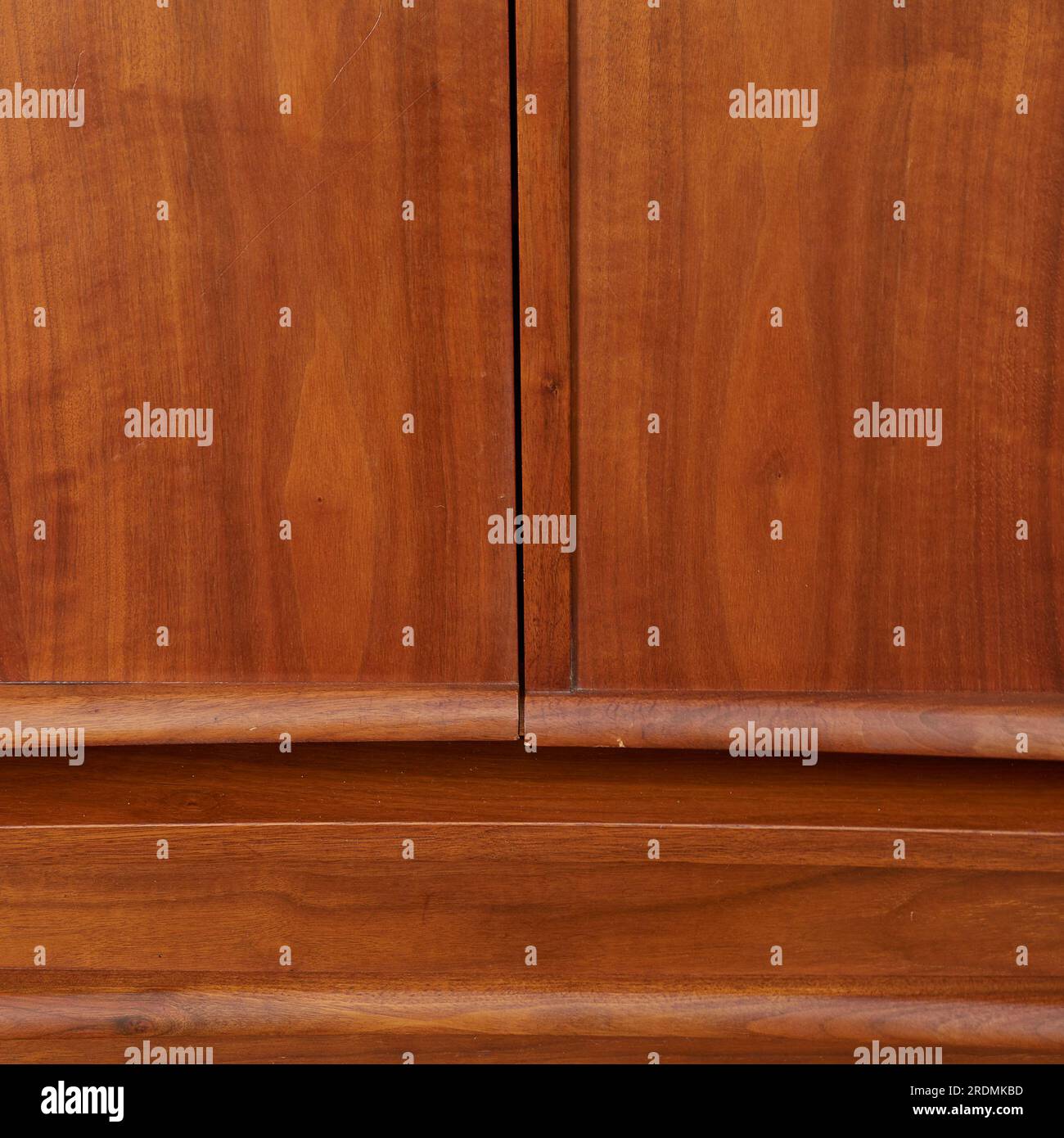 Stunning Midcentury Modern high dresser. 1960s vintage curved wood furniture Stock Photo Alamy