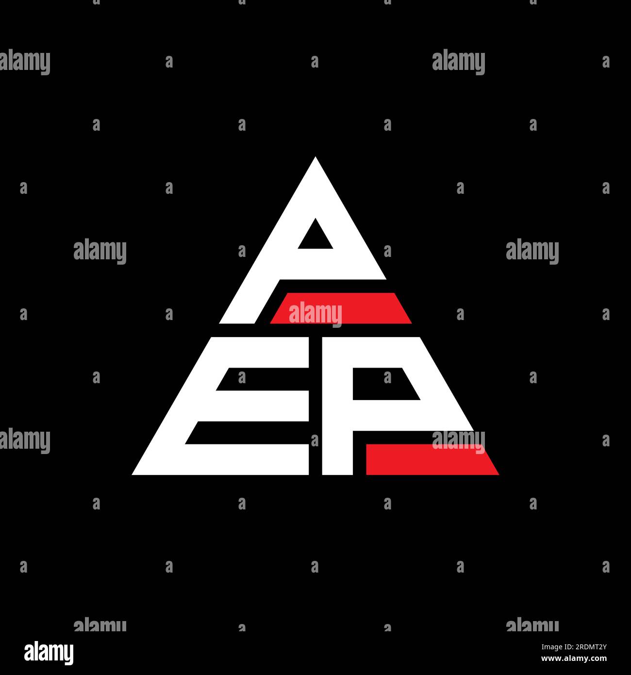 Pep Vector PEP triangle letter logo design with triangle shape. PEP triangle logo ...