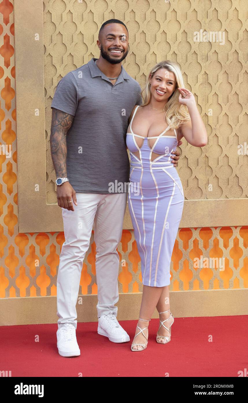 London, UK. 26 June, 2023. Tyler West and Molly Rainford attend the