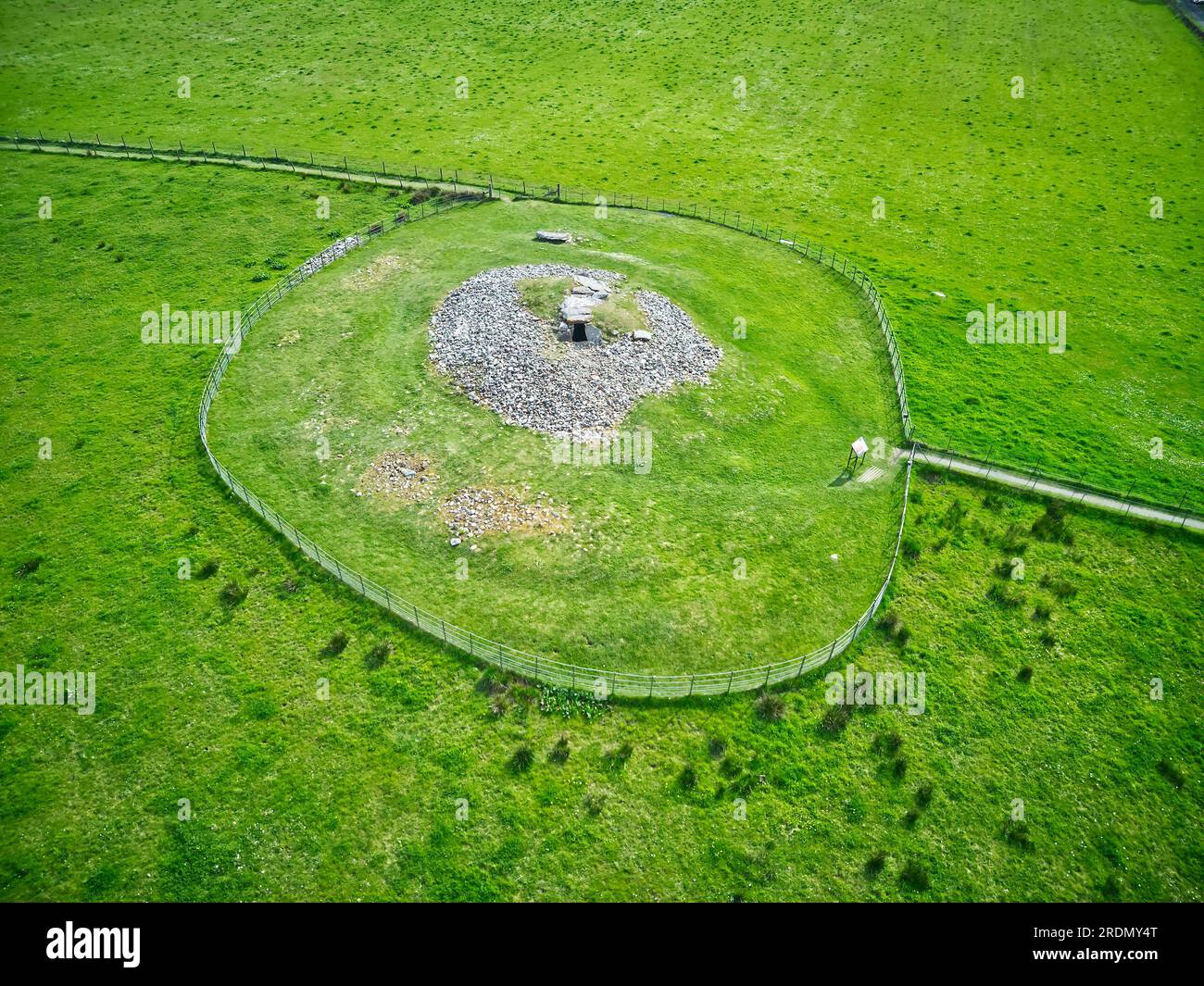 Nether Largie South Cairn, Kilmartin Glen Neolithic Site, Argyll, Scotland Stock Photo