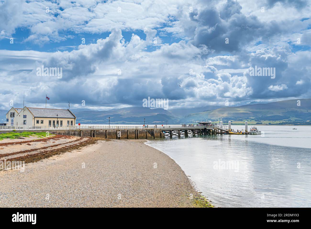 Beaumaris on the Isle of Anglesey in North Wales Stock Photo