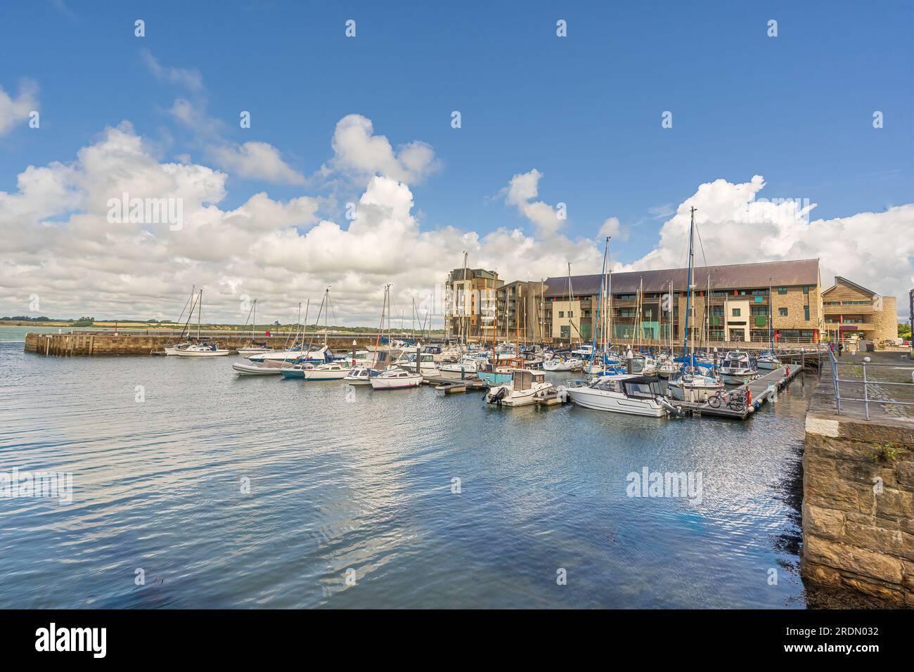 Caernarfon Marina in North wales Stock Photo Alamy