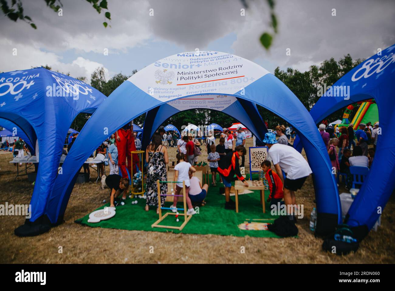 Wroclaw, Wroclaw, Poland. 22nd July, 2023. A family picnic 800  was held in Krotoszyn with the participation of Prime Minister Mateusz Morawiecki and Marlena Malag. (Credit Image: © Krzysztof Zatycki/ZUMA Press Wire) EDITORIAL USAGE ONLY! Not for Commercial USAGE! Credit: ZUMA Press, Inc./Alamy Live News Stock Photo