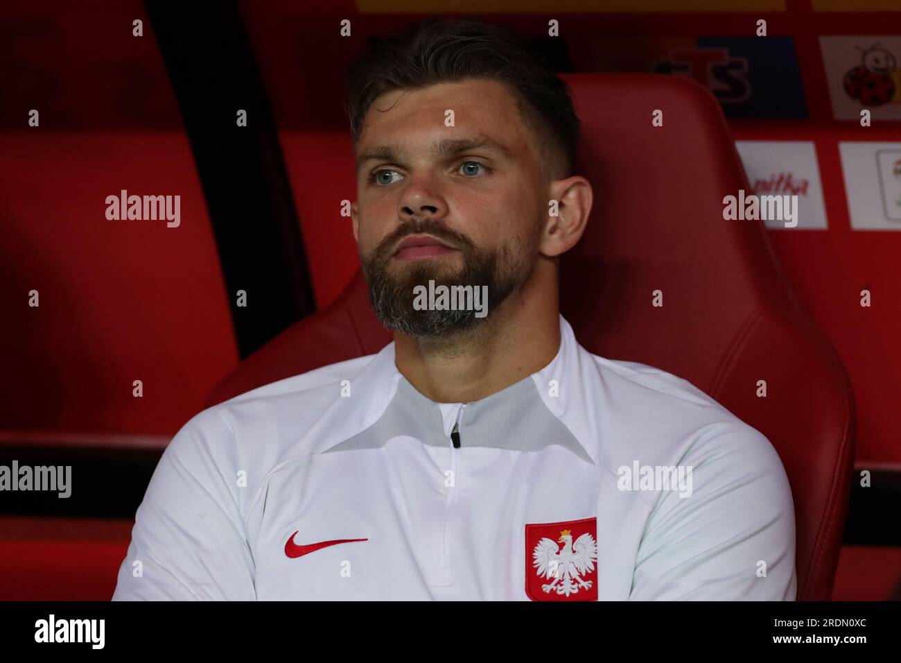 Bartlomiej Dragowski of Poland seen during the Friendly match between Poland and Germany at PEG Narodowy. Final score: Poland 1:0 Germany. Stock Photo
