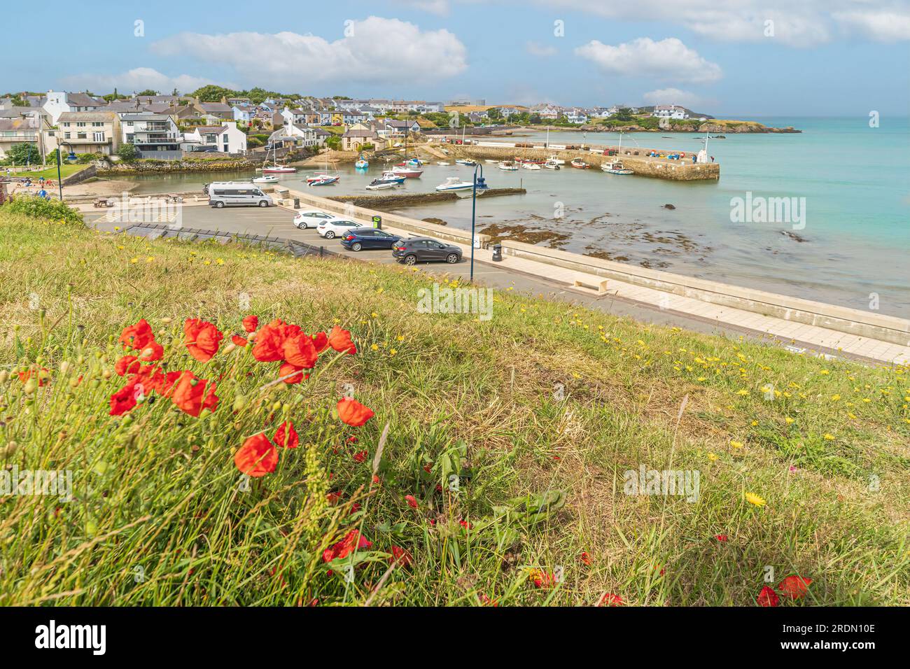 Cemaes on the north coast of Anglesey Stock Photo
