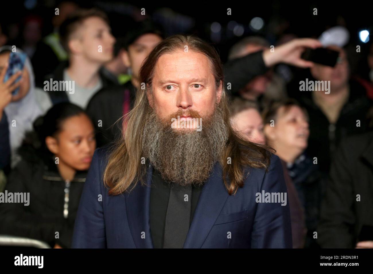 Director David Mackenzie attends the European Premiere of 'Outlaw King' during BFI London Film Festival in London. Stock Photo