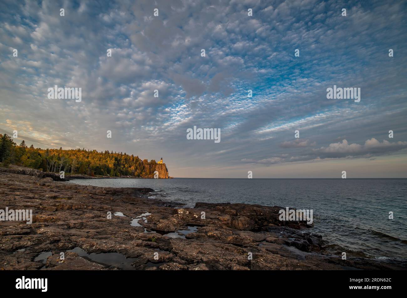 The beautiful and historic Split Rock Lighthouse along the north shore ...