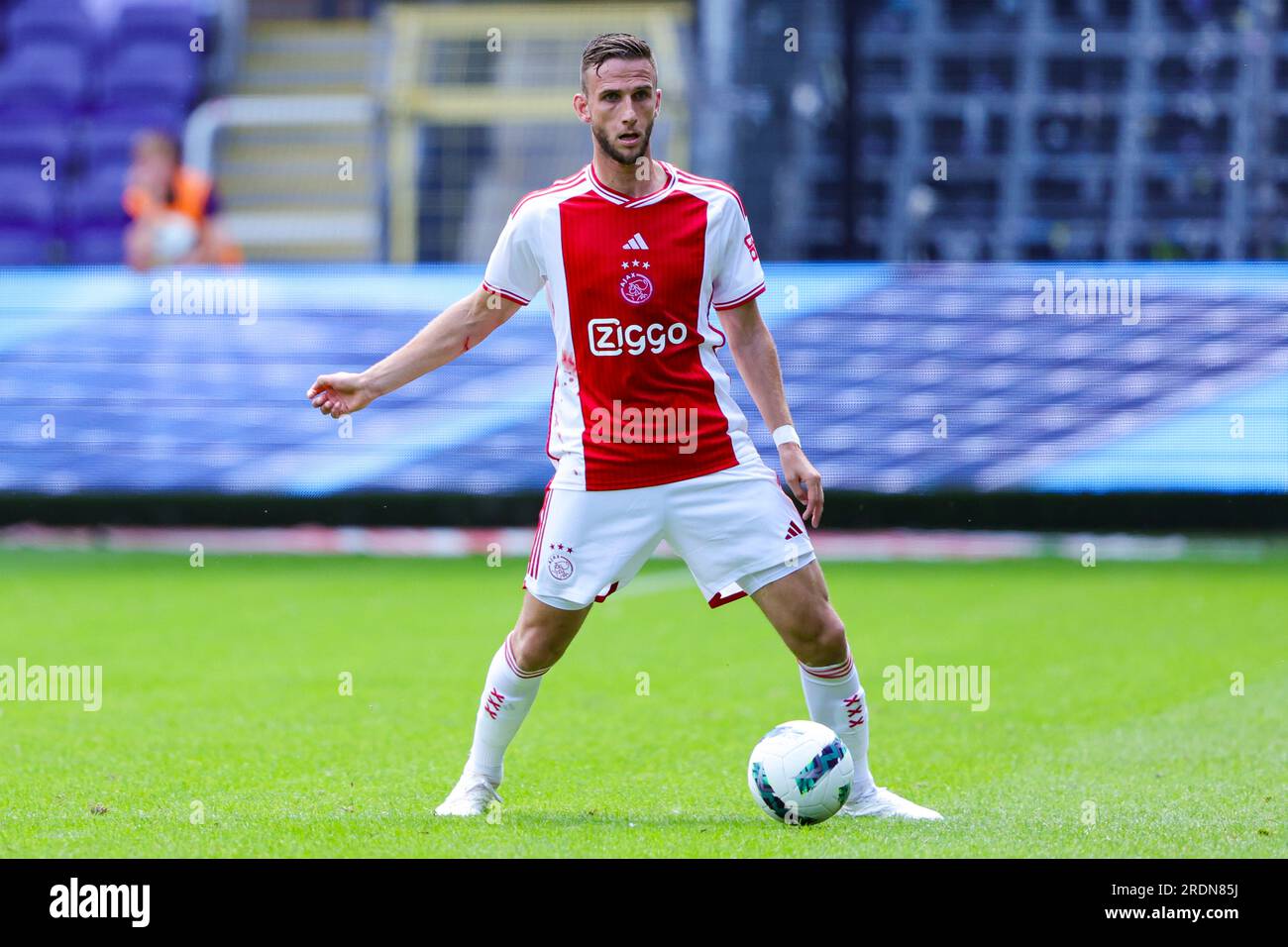 Anderlechts Killian Sardella Controls Ball During Editorial Stock Photo -  Stock Image