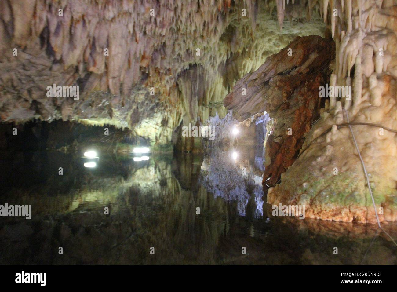 Caves of Diros in province of Mani Stock Photo - Alamy