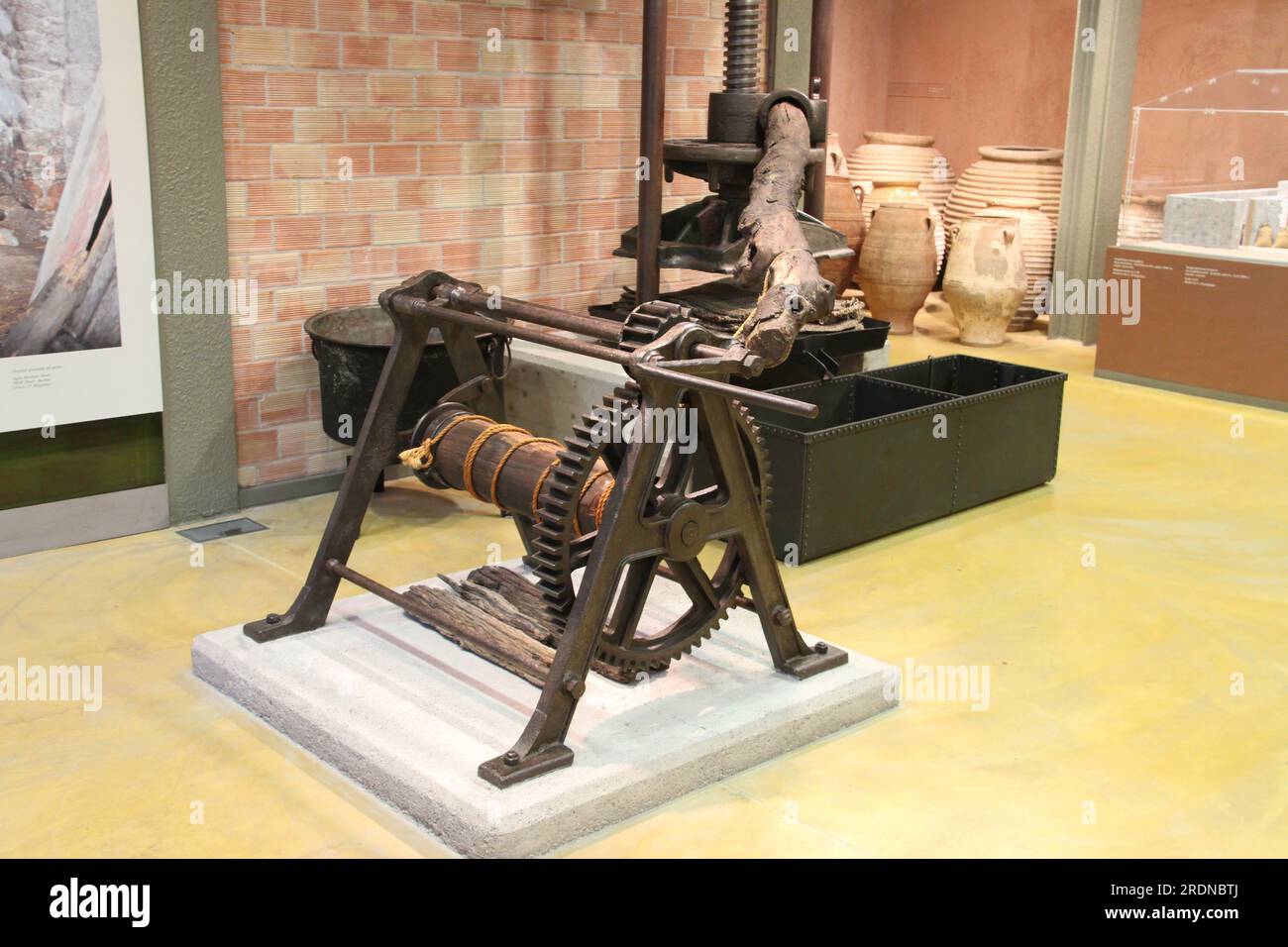 Sparti, Greece 12/1/2017 Olive oil museum Stock Photo Alamy