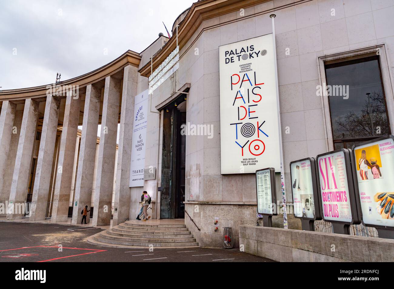 Paris, France - January 20, 2022: Musée d'Art Moderne de Paris or MAM Paris, is a major municipal museum dedicated to modern contemporary art of the 2 Stock Photo