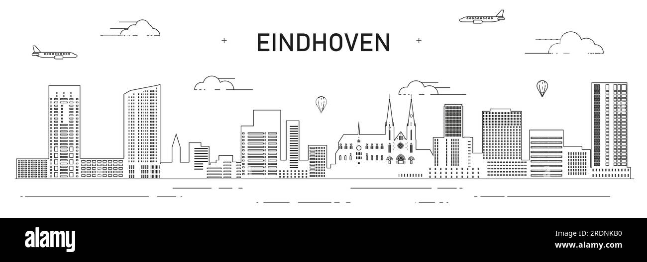 Eindhoven architecture Stock Vector Images Alamy