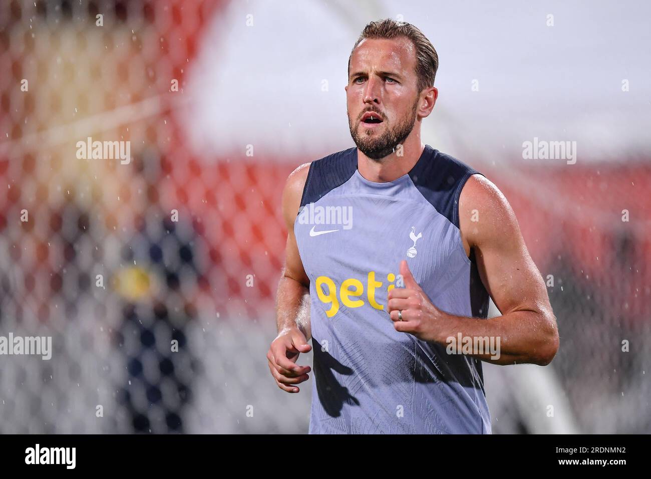 Bangkok, Thailand. 22nd July, 2023. Harry Kane of Tottenham Hotspur in training session during the pre-season match against Leicester City at Rajamangala Stadium. Credit: SOPA Images Limited/Alamy Live News Stock Photo