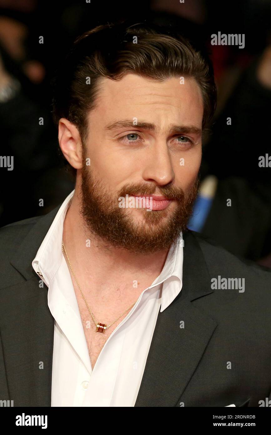 London, UK. 17th Oct, 2018. Aaron Taylor Johnson attends the European Premiere of 'Outlaw King' during BFI London Film Festival in London. (Photo by Fred Duval/SOPA Images/Sipa USA) Credit: Sipa USA/Alamy Live News Stock Photo