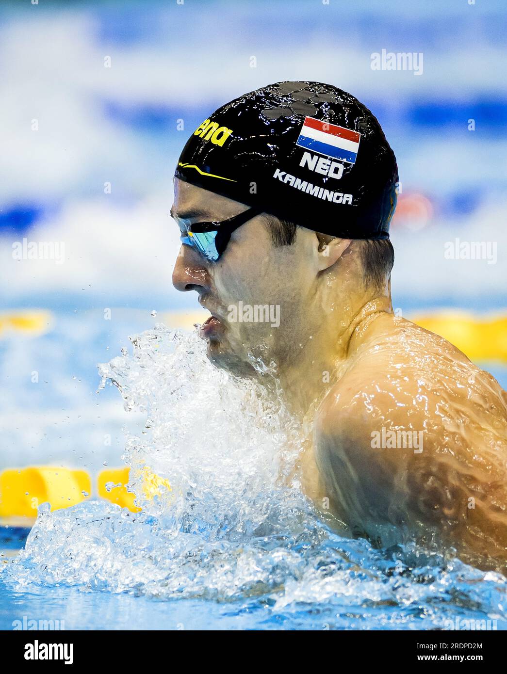 FUKUOKA Arno Kamminga In Action In The 100 Breaststroke During The fukuoka-arno-kamminga-in-action-in-the-100-breaststroke-during-the