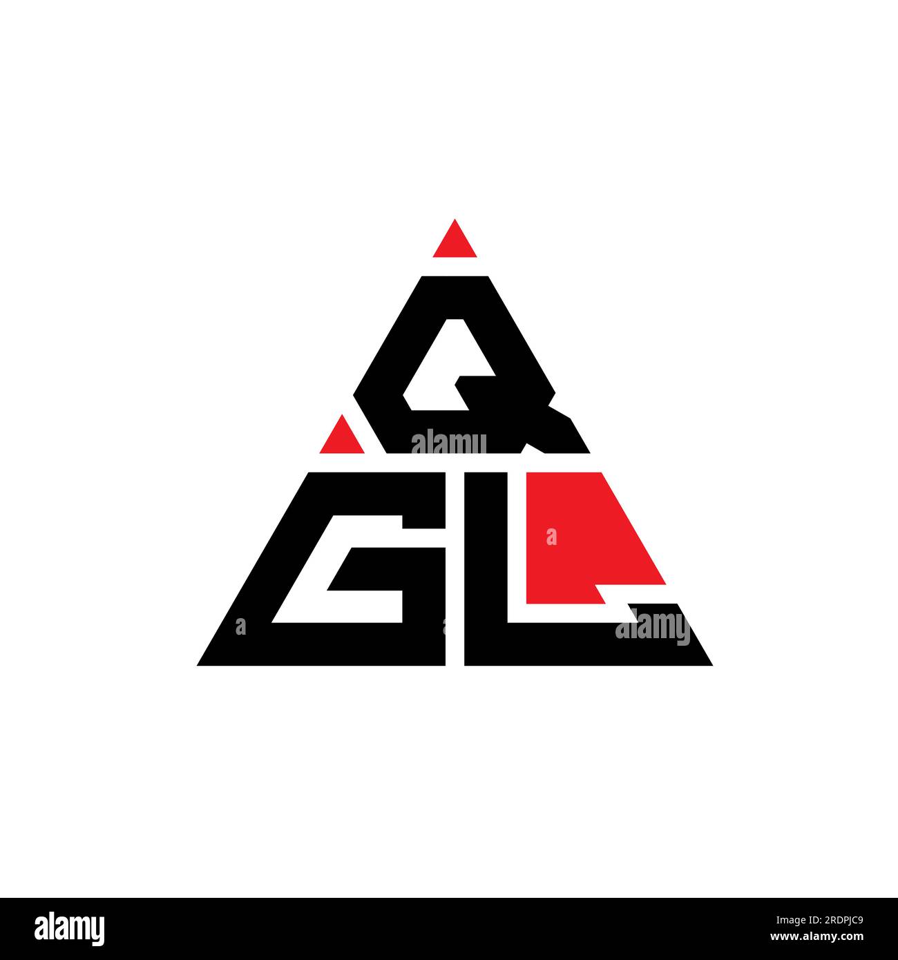 Qgl QGL triangle letter logo design with triangle shape. QGL triangle logo ...