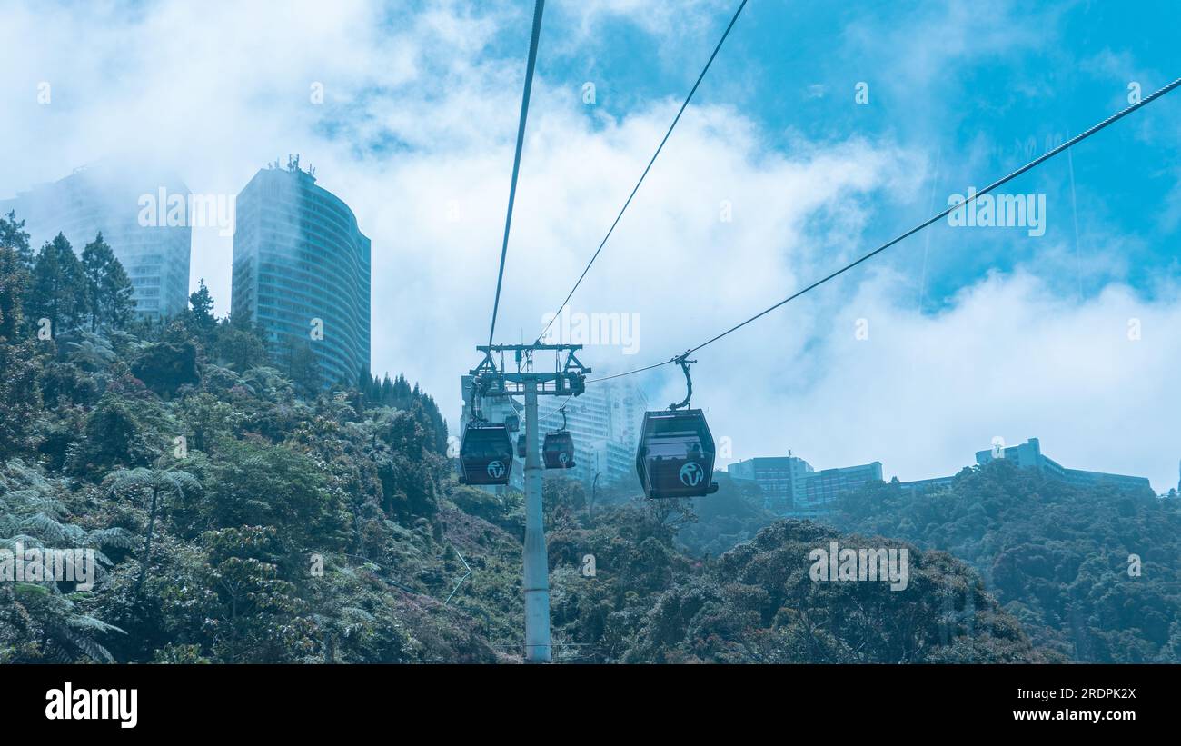 Pahang, Malaysia, 23rd July 2023 Selective focus of view inside