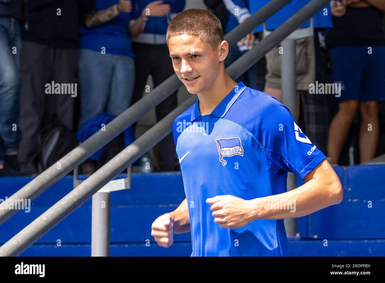 Berlin, Germany. 17th Apr, 2023. Soccer, Bundesliga, Hertha BSC, press  conference. Newly appointed head coach Pal Dardai speaks at a press  conference. Credit: Andreas Gora/dpa/Alamy Live News Stock Photo - Alamy