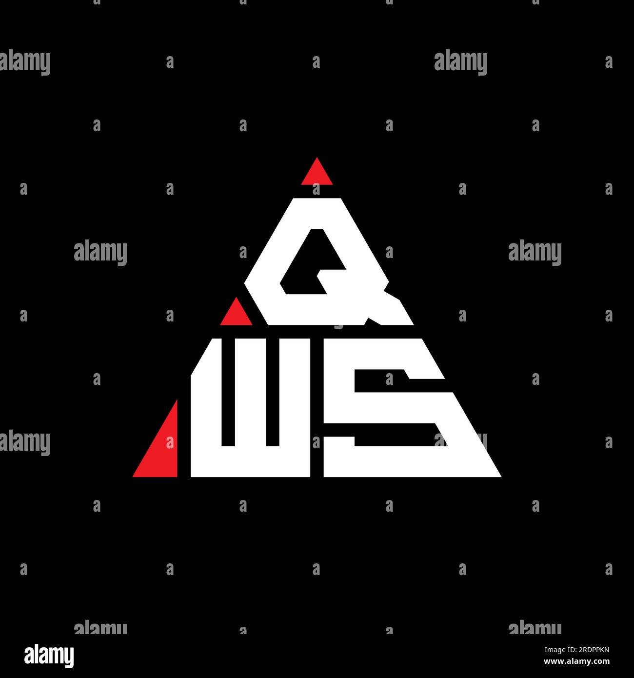 QWS triangle letter logo design with triangle shape QWS triangle logo QWS triangle letter logo design with triangle shape QWS triangle logo