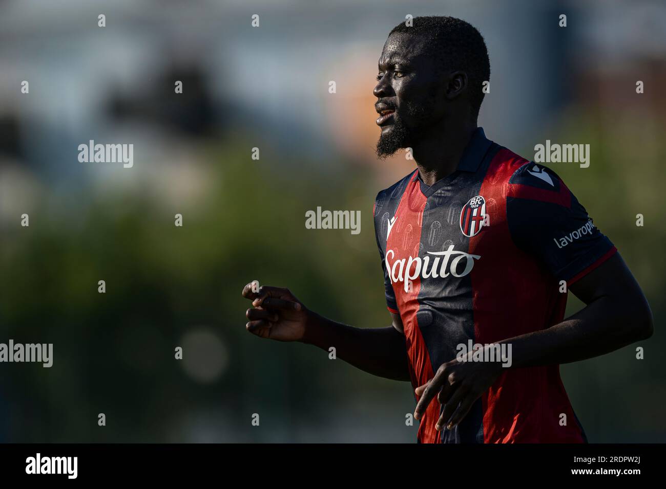 Musa Barrow of Bologna FC looks on during the pre season friendly