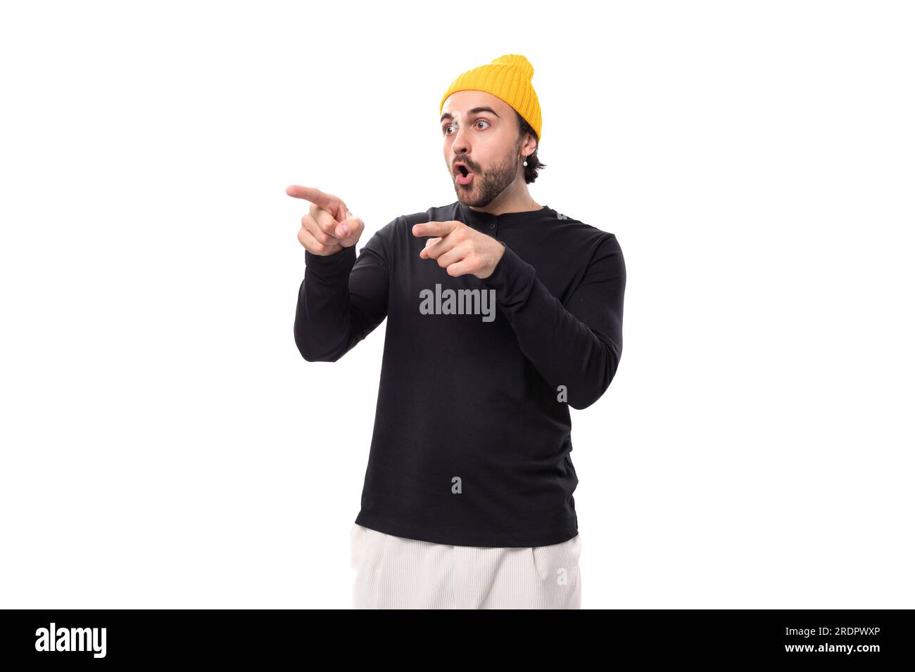Look Point Guy reimbursed young 30 year old guy with a beard dressed casually looks ...