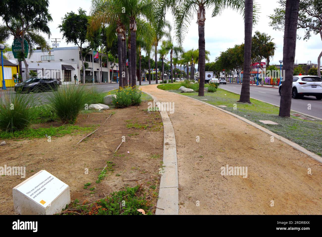 West Hollywood, California Poetry Walk, a temporary public art