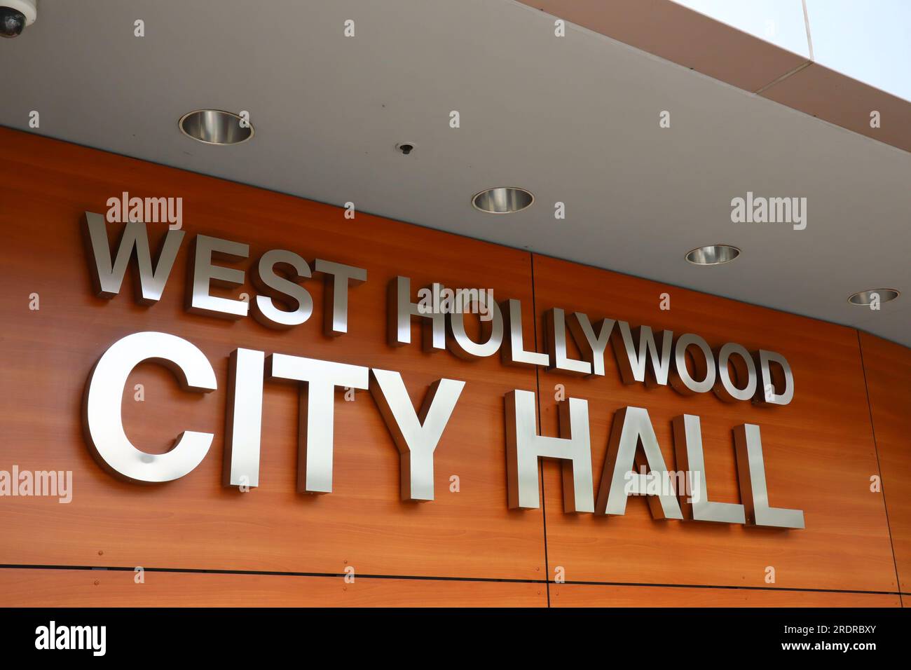 West Hollywood, California West Hollywood City Hall on Santa Monica