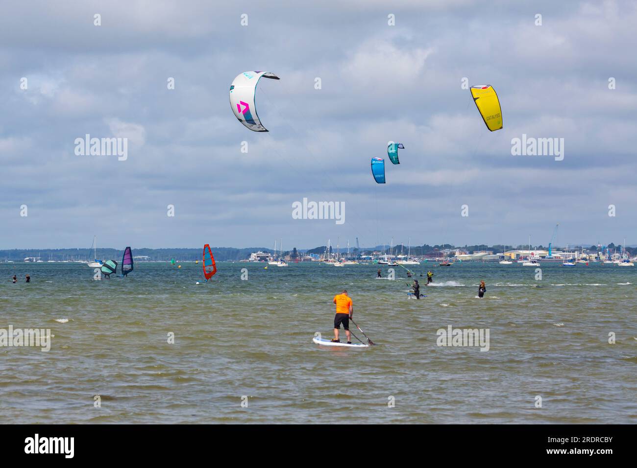 Sandbanks, Poole, Dorset UK. 23rd July 2023. UK weather sunshine with