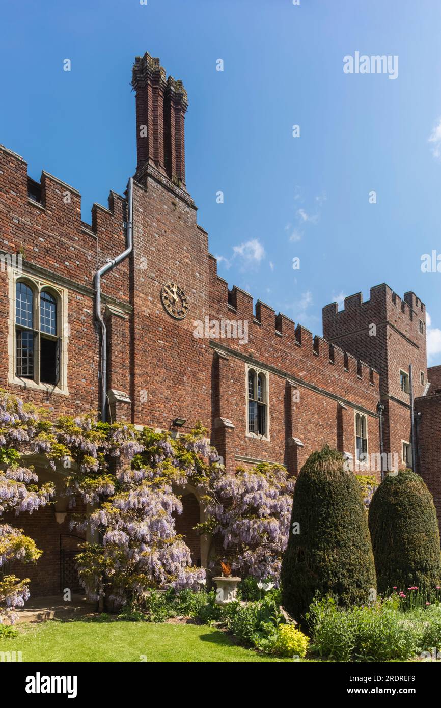 England, Sussex, East Sussex, Eastbourne, Herstmonceux Castle Stock Photo