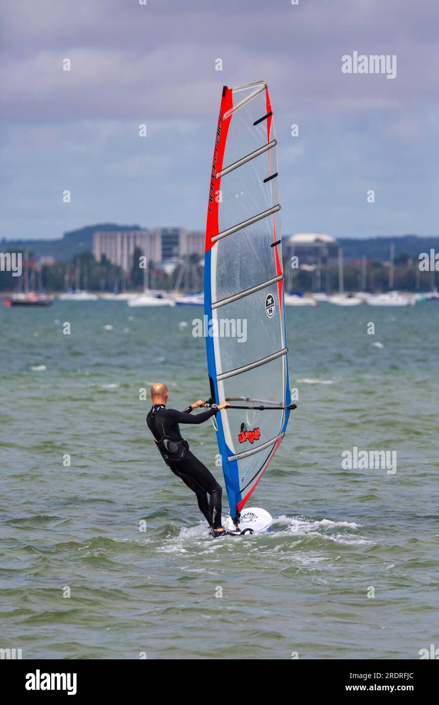 Sandbanks, Poole, Dorset UK. 23rd July 2023. UK weather sunshine with