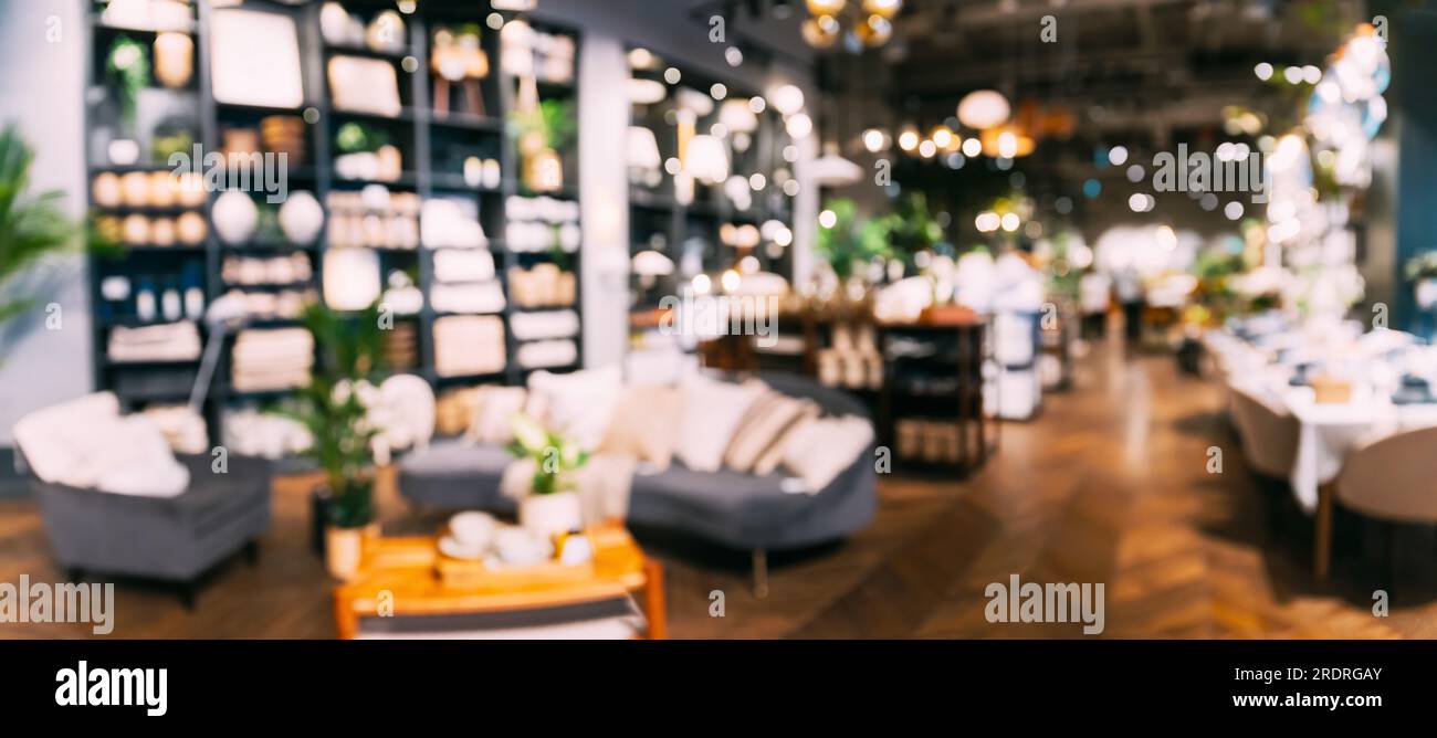 Home Accessories And Household Products In Store Of Shopping Center Stock  Photo - Alamy