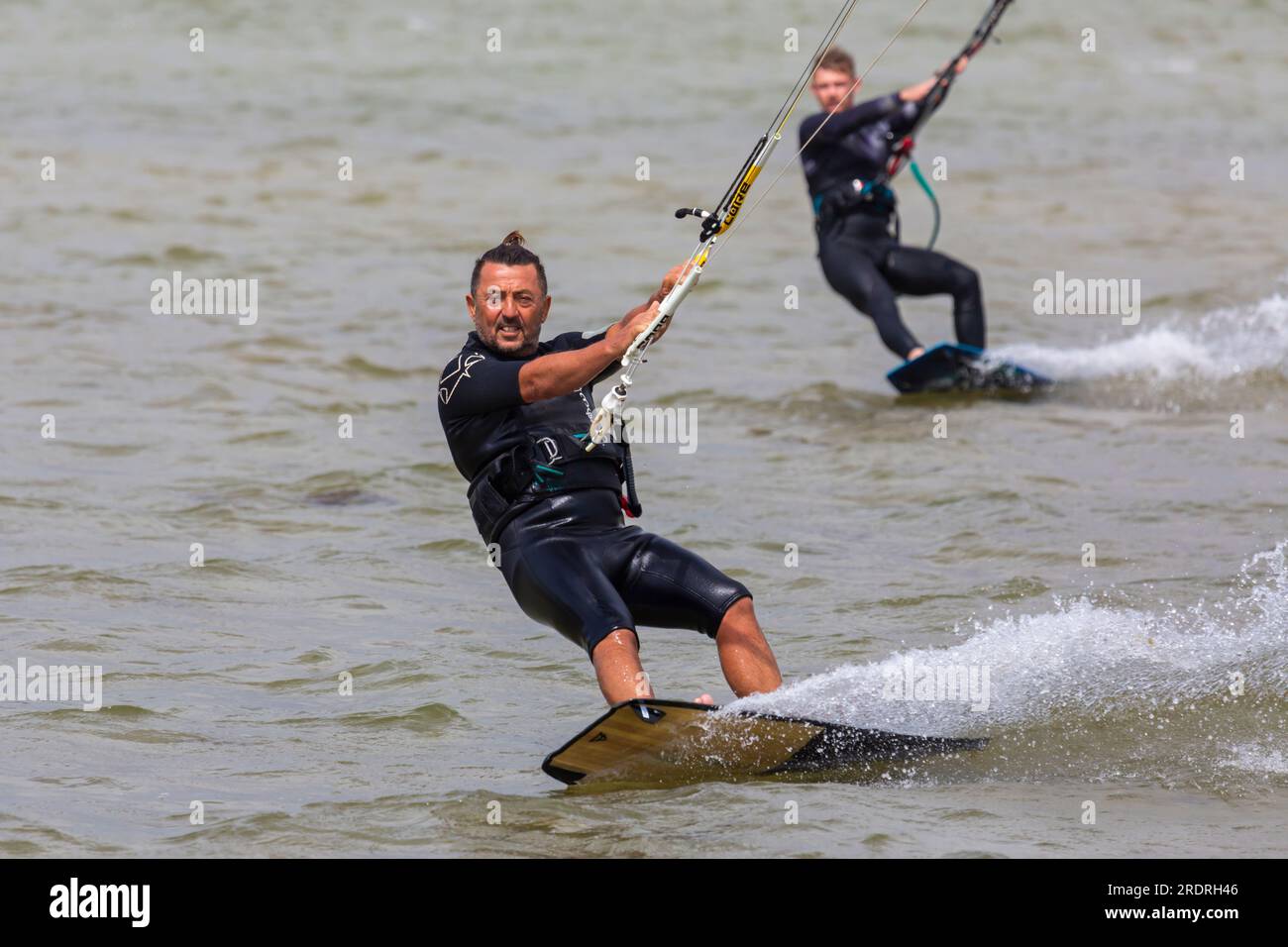 Sandbanks, Poole, Dorset UK. 23rd July 2023. UK weather: sunshine with ...