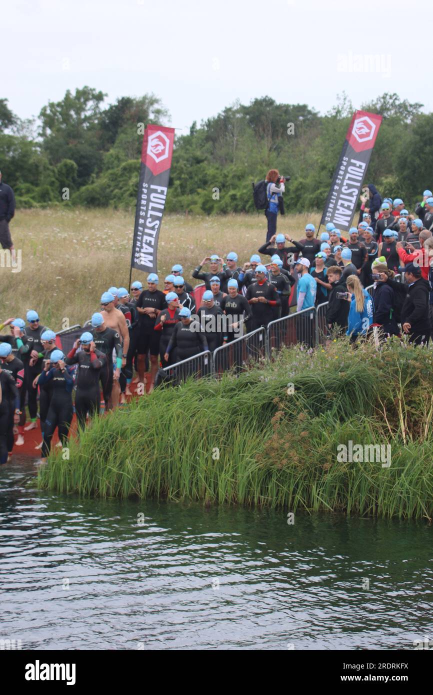 Swim race start hi-res stock photography and images - Alamy