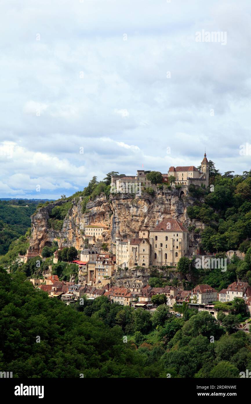 The village of Rocamadour. Regional Natural Park of the Quercy. Lot, Occitanie, France Stock Photo