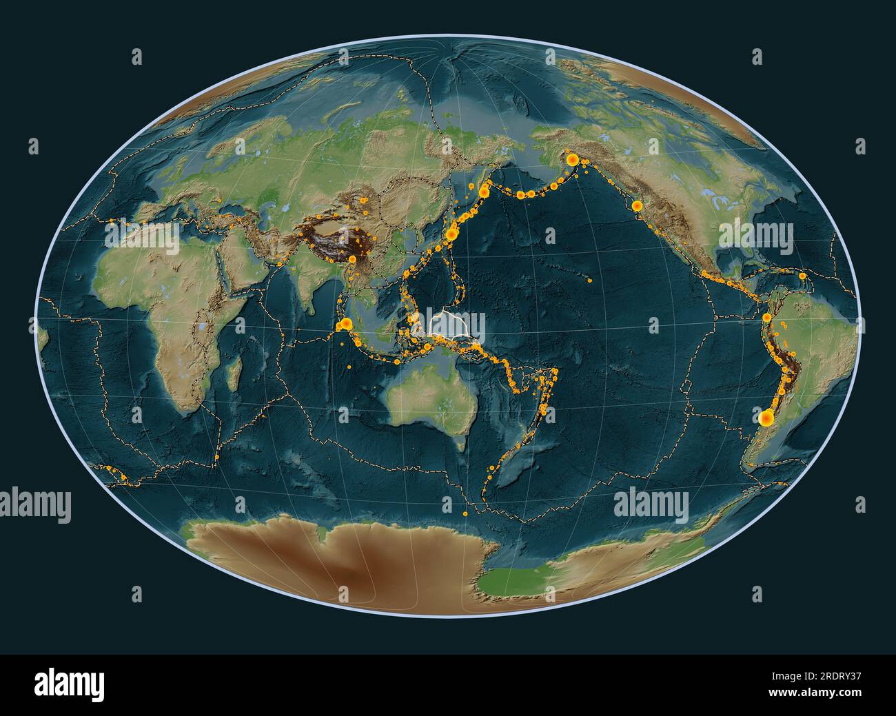 Caroline tectonic plate on the Wiki style elevation map in the Fahey ...