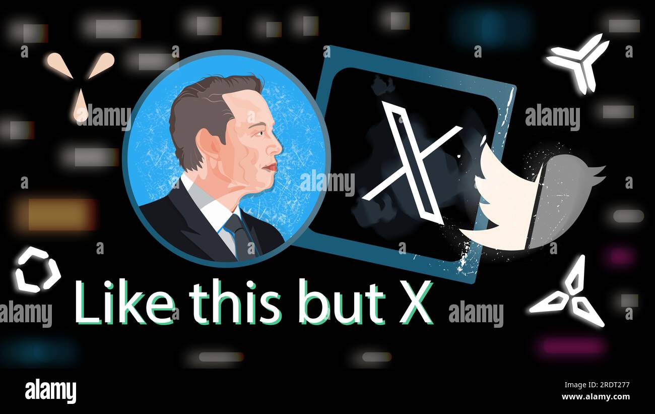 July 23, 2023, Twitter owner Elon Musk wrote a new tweet Like this