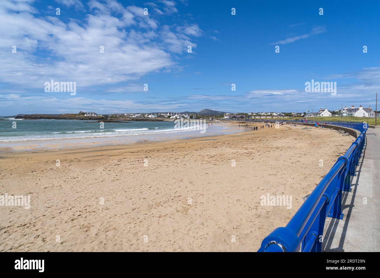 Trearddur Bay in North Wales on the Isle of Anglesey Stock Photo